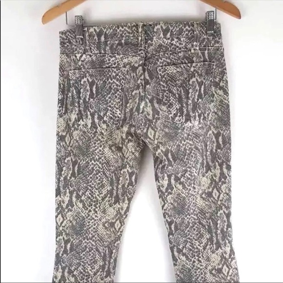 Current Elliott Skinny Snake Animal Jeans 25 - Picture 3 of 6